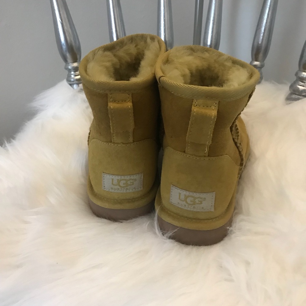Yellow mini uggs